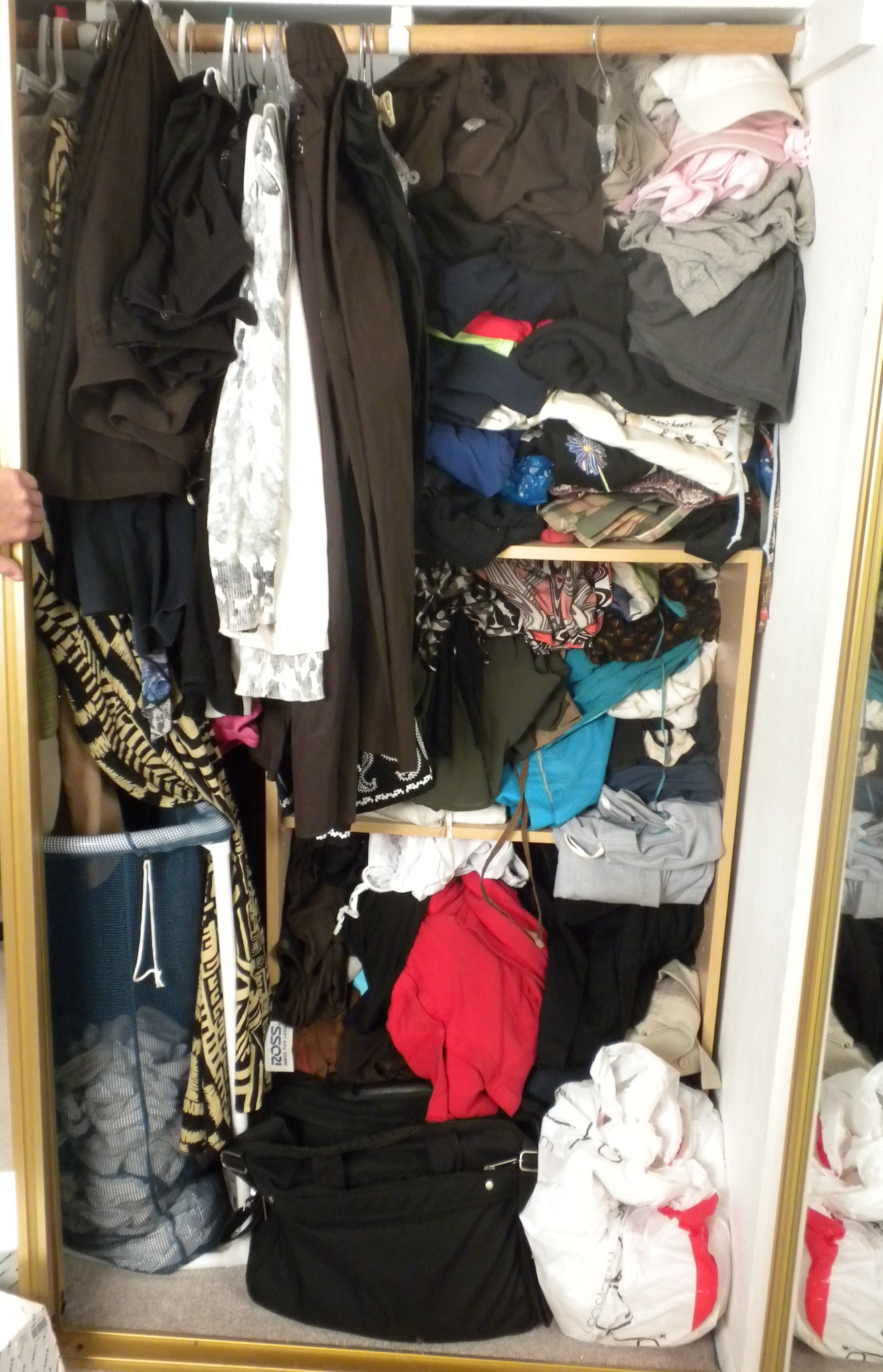 messy closet 4 Bella Organizing San Francisco Bay Area Professional Organizer