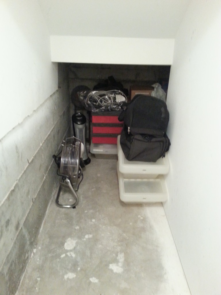 basement declutter- after 3